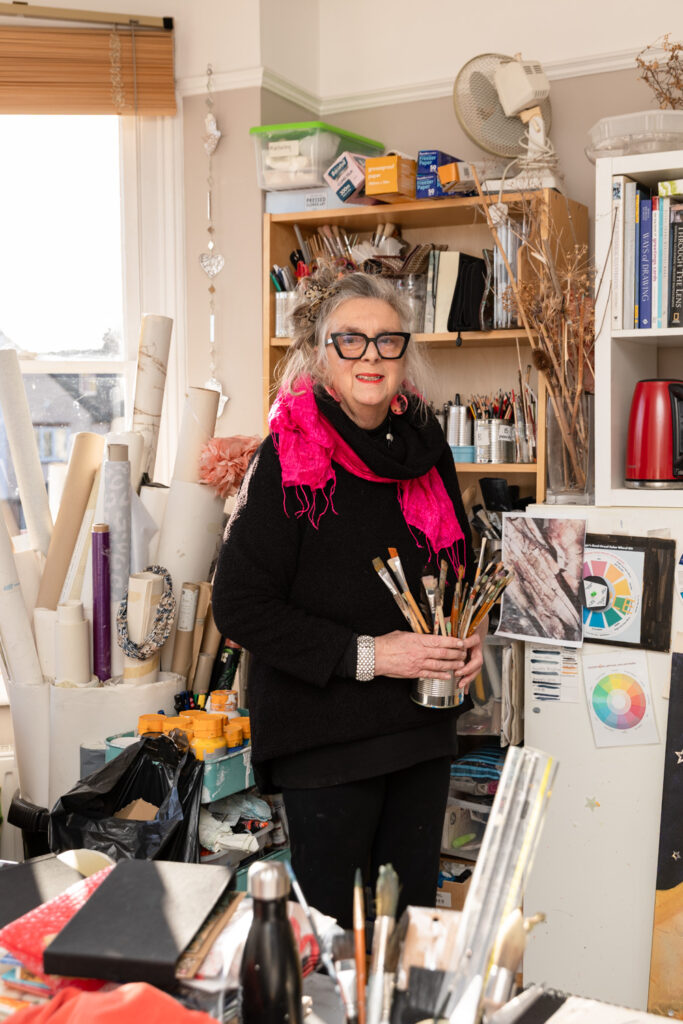 Wendy Bailey's home studio. Photograph by Jayne Lloyd.